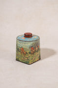 Load image into Gallery viewer, Vintage English Hunting Scene Tin (c. 1950)
