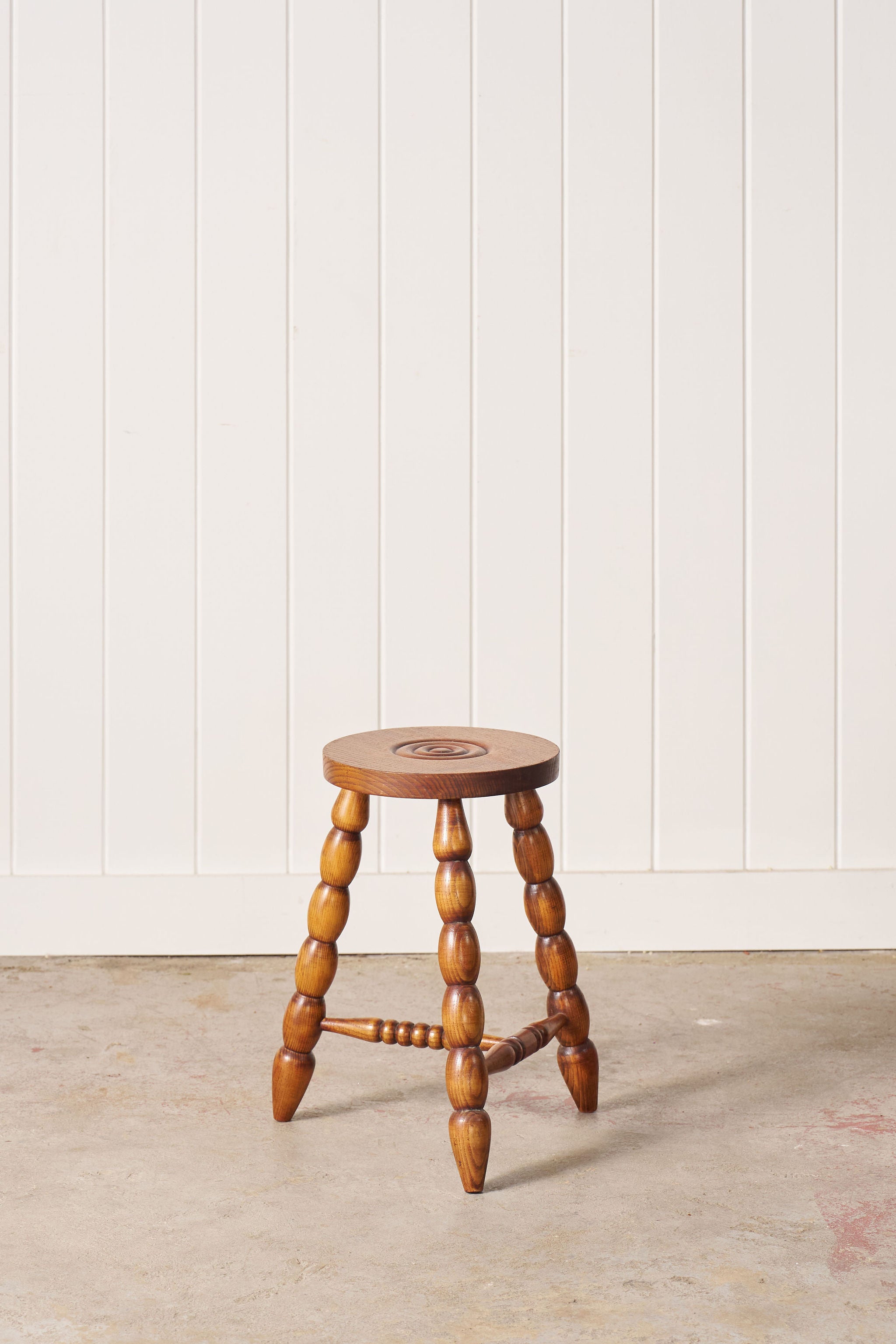 Vintage French Bobbin Stool