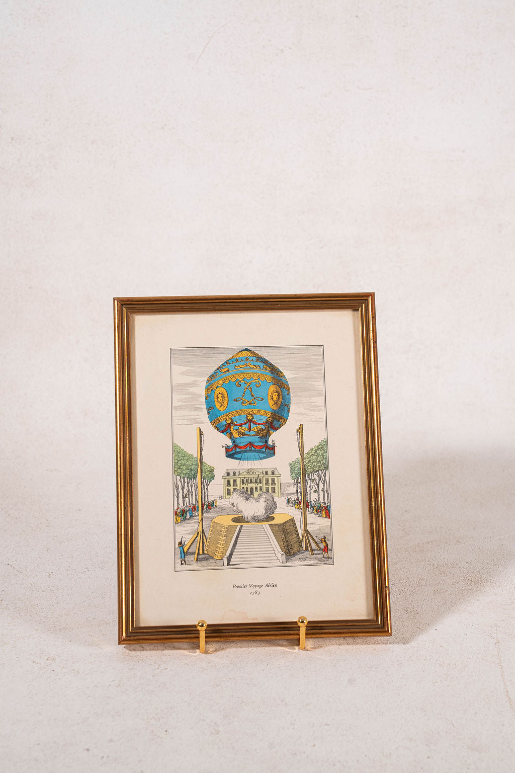 Vintage Hot Air Balloon Print