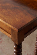 Load image into Gallery viewer, Victorian Mahogany Console with Bobbin Legs
