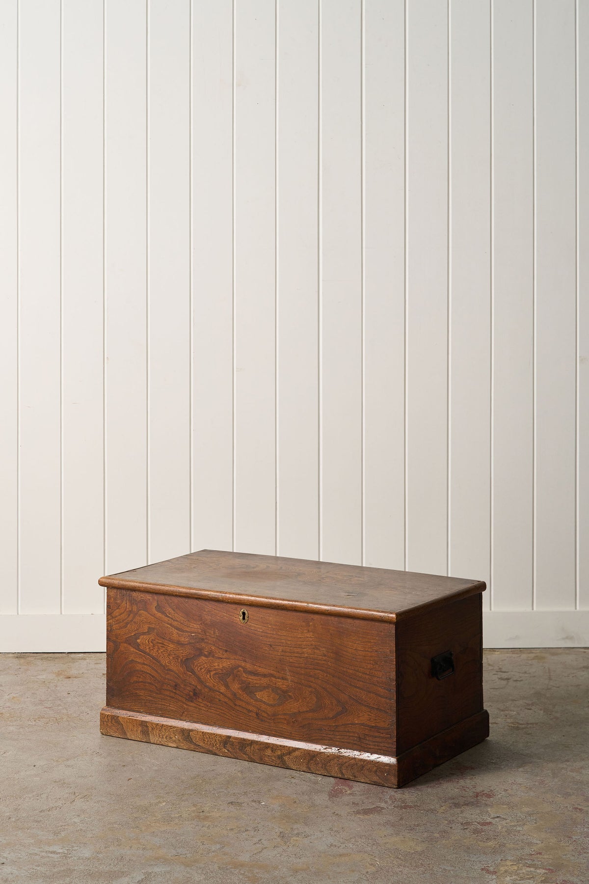 19th Century Elmwood Trunk