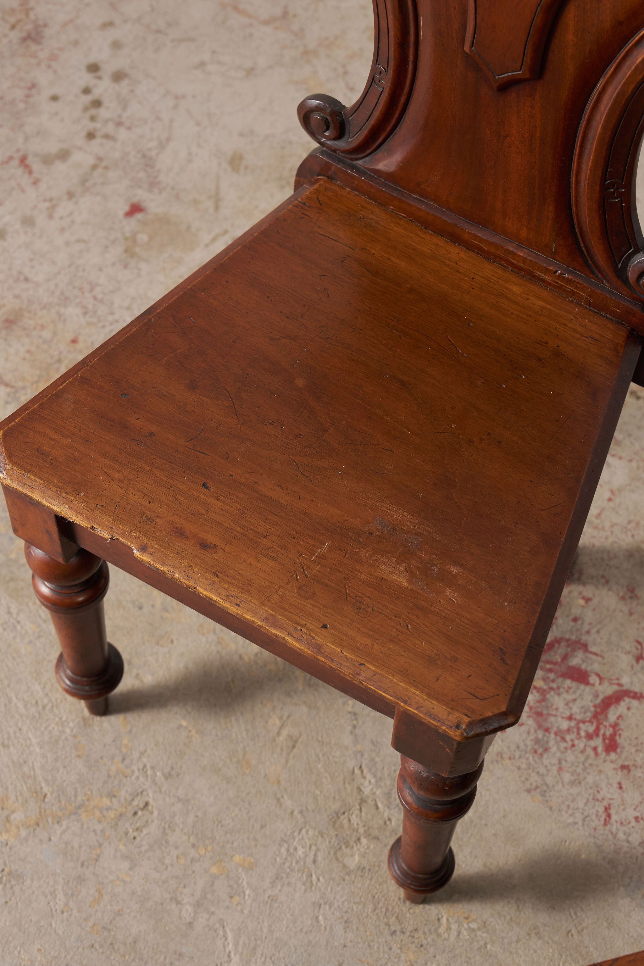 PAIR Victorian Hall Chairs with Petite Floral Cravings