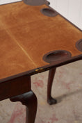 Load image into Gallery viewer, 18th Century George I Mahogany Club Footed Game Table with Suede Interior
