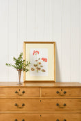 Load image into Gallery viewer, Hand Colored Herbarium Geranium Botanical
