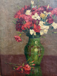 Load image into Gallery viewer, Original Signed Belgian Floral Oil on Canvas | by Alphonse Van Beurden Belgian
