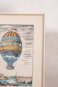 Load image into Gallery viewer, Framed Vintage Hot Air Balloon Print
