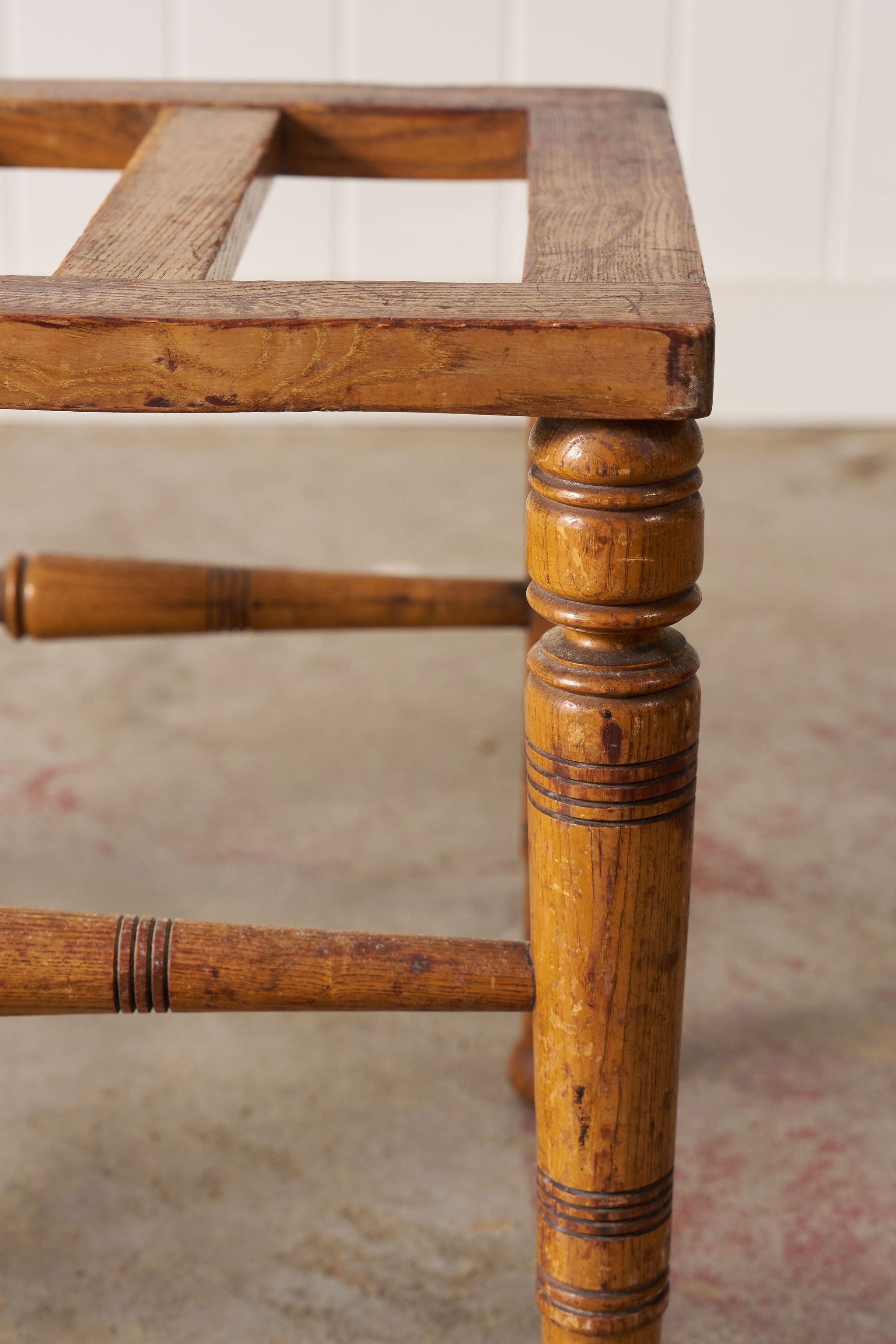 19th Century Victorian Oak Luggage Rack