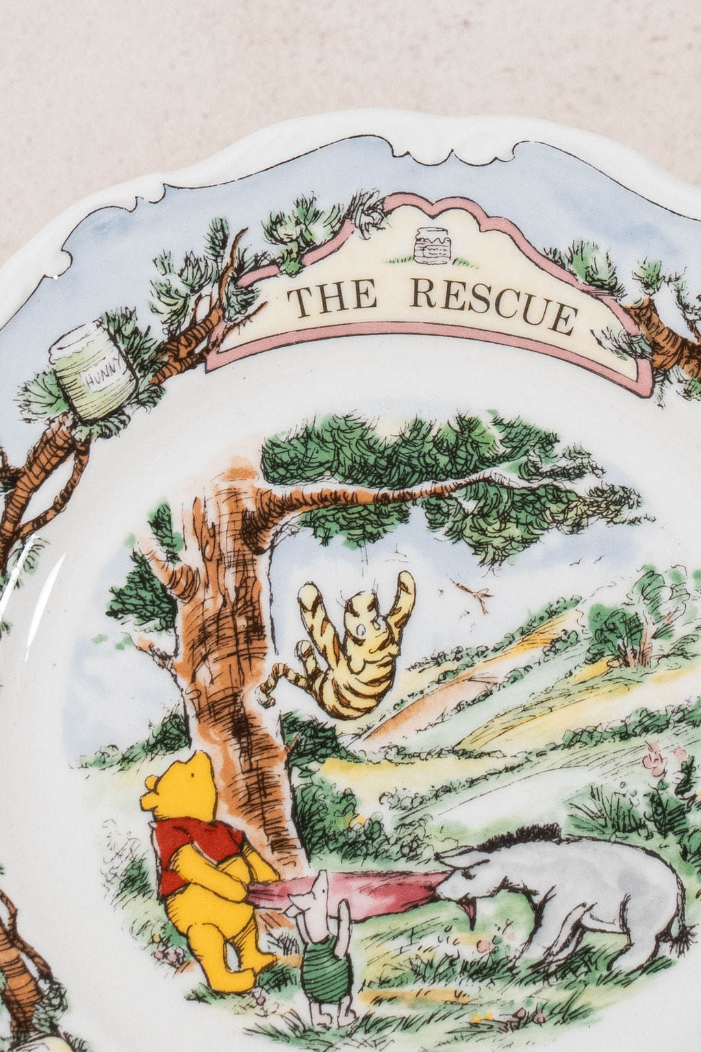 SET of 4 Vintage Winnie the Pooh Plates