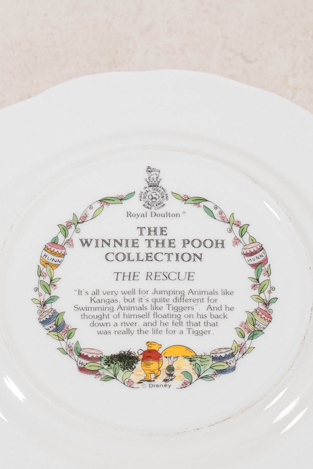 SET of 4 Vintage Winnie the Pooh Plates