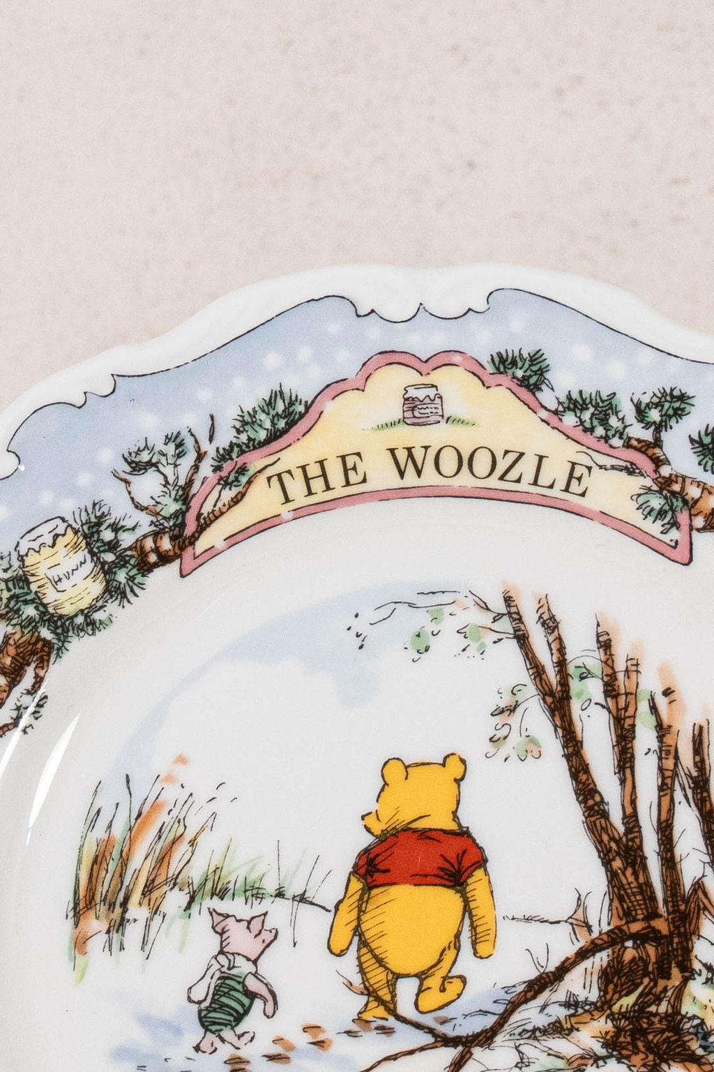 SET of 4 Vintage Winnie the Pooh Plates