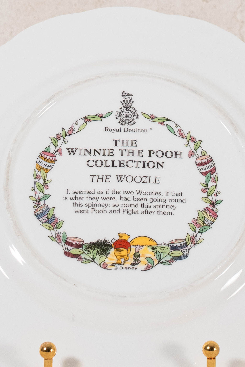 SET of 4 Vintage Winnie the Pooh Plates