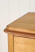 Load image into Gallery viewer, Victorian Large Two Over Three Pine Chest with Extra Deep Bottom Drawer
