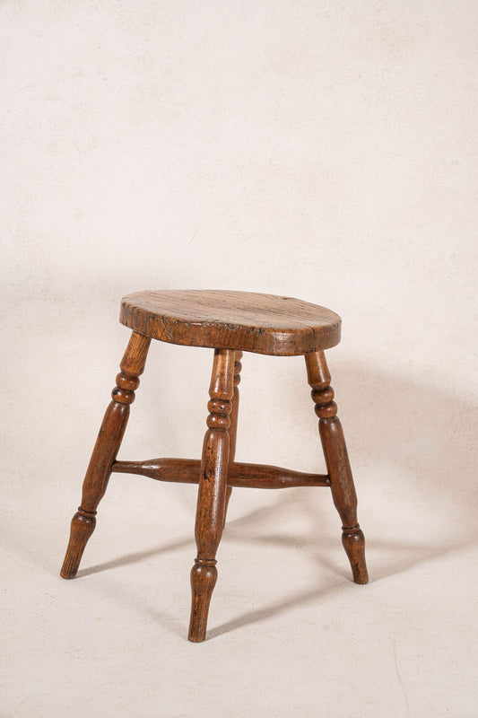 19th Century Oak Joint Stool