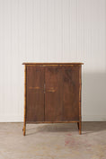Load image into Gallery viewer, 19th Century Tortoise Bamboo Bookcase (as is)
