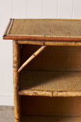 Load image into Gallery viewer, 19th Century Tortoise Bamboo Bookcase (as is)
