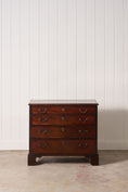 Load image into Gallery viewer, 18th Century 4 Drawer Georgian Chest on Bracket Feet
