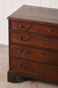 Load image into Gallery viewer, 18th Century 4 Drawer Georgian Chest on Bracket Feet
