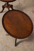 Load image into Gallery viewer, PAIR of Scalloped Mahogany Side Tables (c. 1930)
