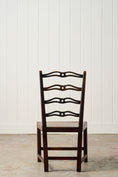 Load image into Gallery viewer, Antique English Oak Ladderback Chair
