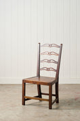 Load image into Gallery viewer, Antique English Oak Ladderback Chair
