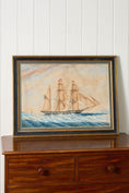 Load image into Gallery viewer, 19th Century French Ship Framed Original Watercolor (c. 1854)
