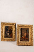 Load image into Gallery viewer, PAIR of Antique French Game Oil Paintings in Original Giltwood Frames
