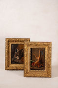 Load image into Gallery viewer, PAIR of Antique French Game Oil Paintings in Original Giltwood Frames
