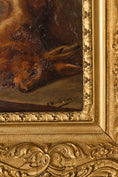 Load image into Gallery viewer, PAIR of Antique French Game Oil Paintings in Original Giltwood Frames
