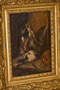 Load image into Gallery viewer, PAIR of Antique French Game Oil Paintings in Original Giltwood Frames
