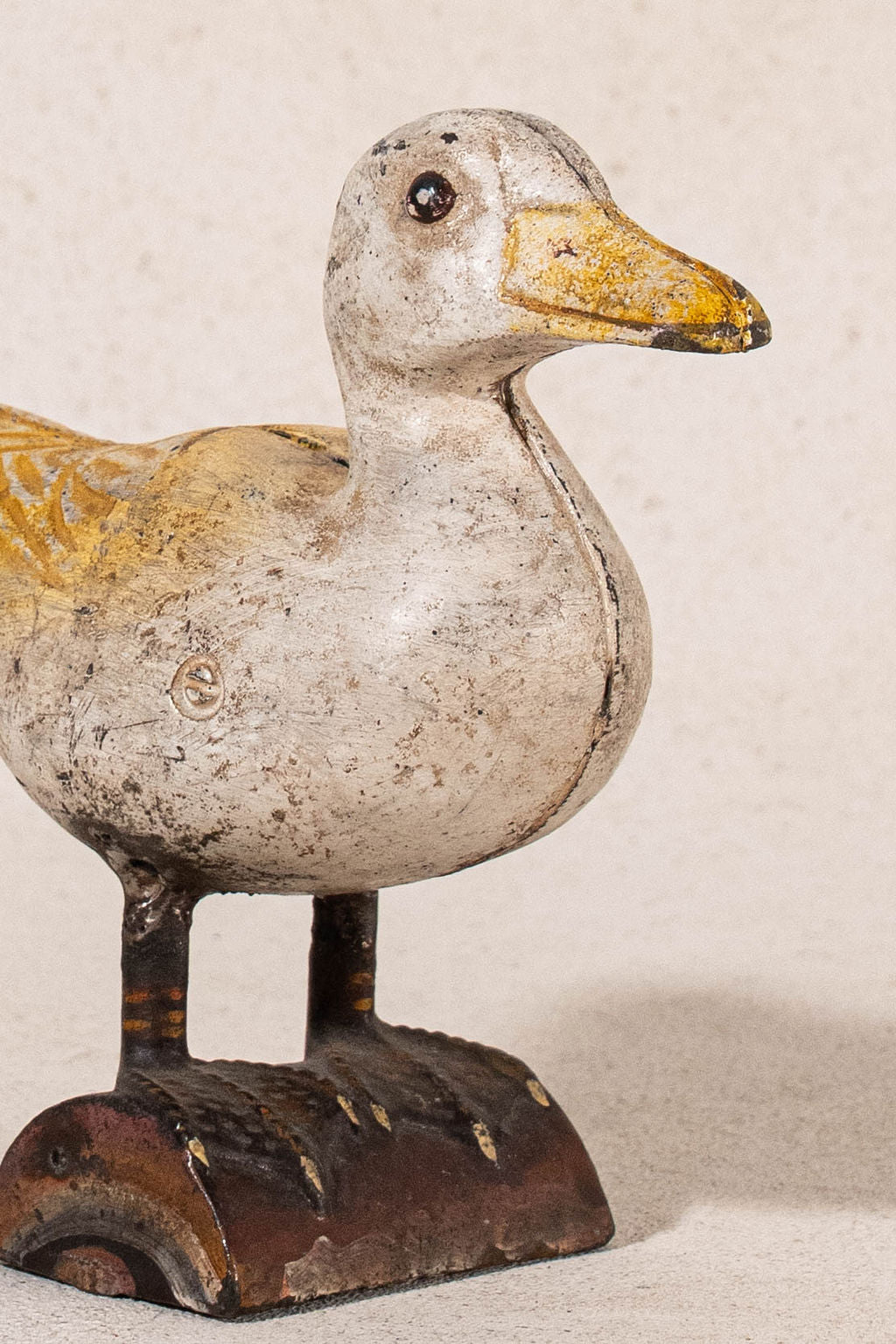 Vintage Dutch Cast Iron Duck Money Bank
