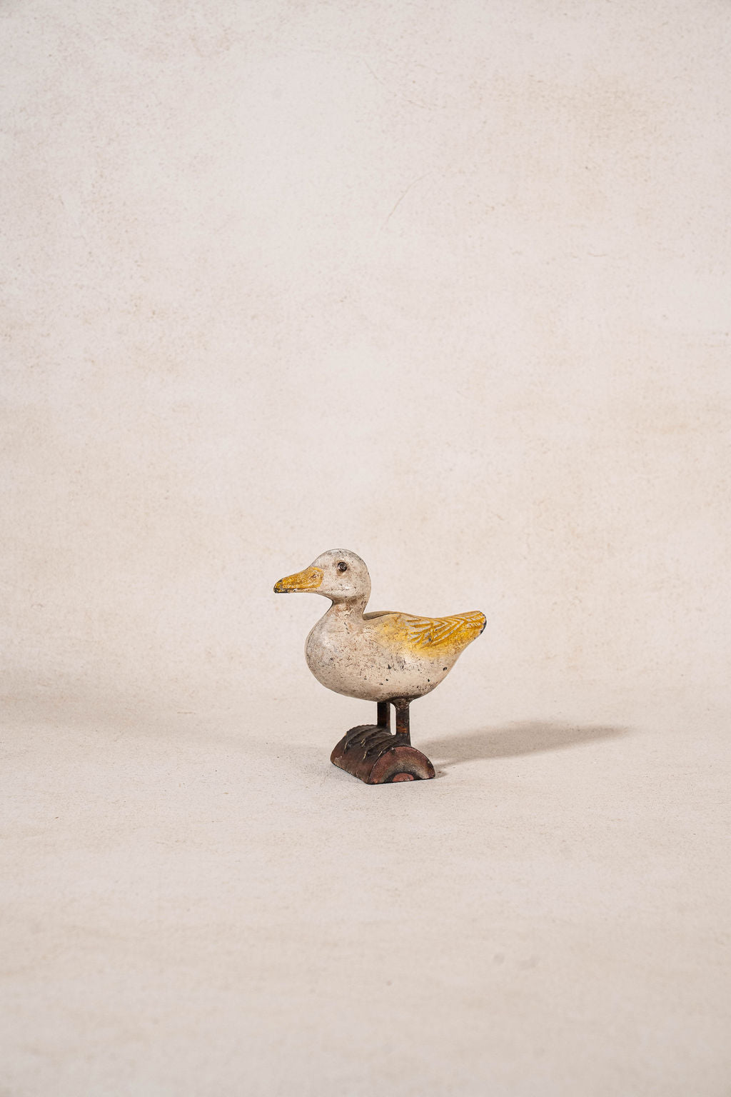 Vintage Dutch Cast Iron Duck Money Bank