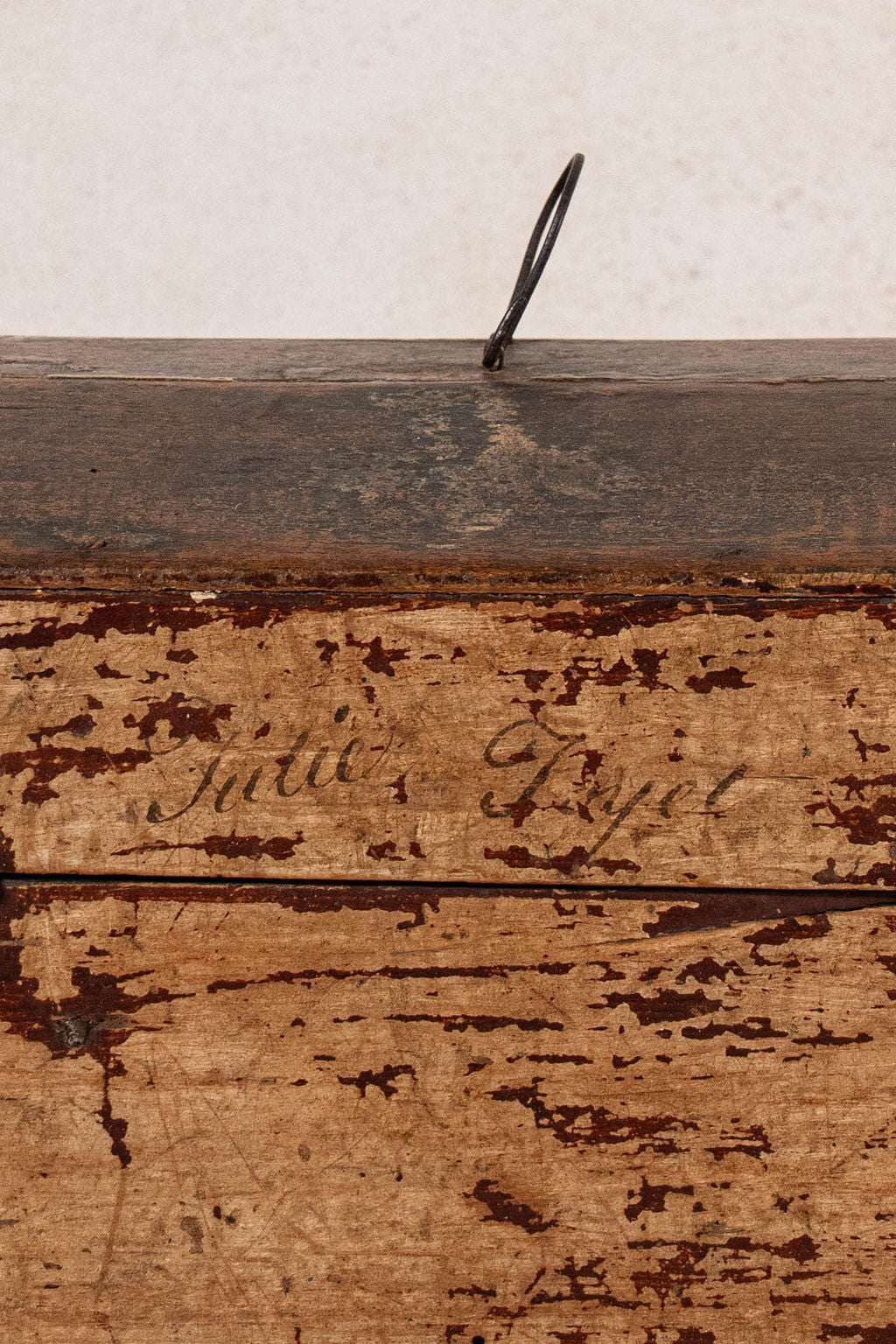 18th Century Hand Painted Wedding Box