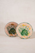 Load image into Gallery viewer, PAIR Vintage French Majolica Plates with Greek Key Border
