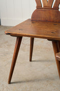Load image into Gallery viewer, PAIR of Swiss Alpine Folk Art Carved Hall Chairs
