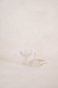 Load image into Gallery viewer, Antique Crystal Lidded Scalloped Candy Jar with Floral Etching
