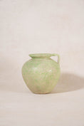 Load image into Gallery viewer, Mid-Century French Green Vase/Jug | Stamped by Maker ‘Vallauris’
