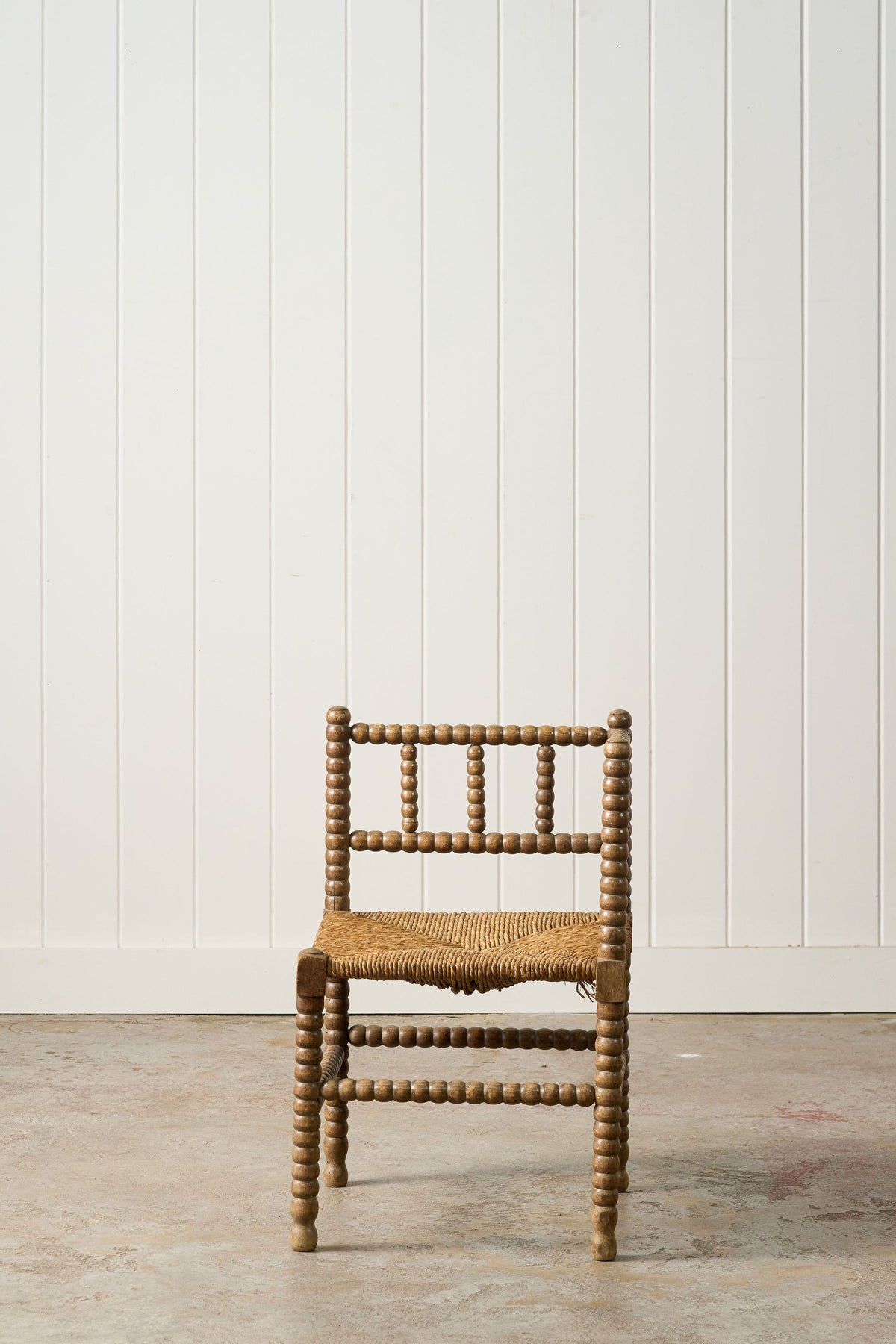 19th Century French Bobbin Corner Chair
