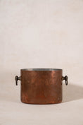 Load image into Gallery viewer, Vintage French Hammered Copper Two-Bottle Chiller
