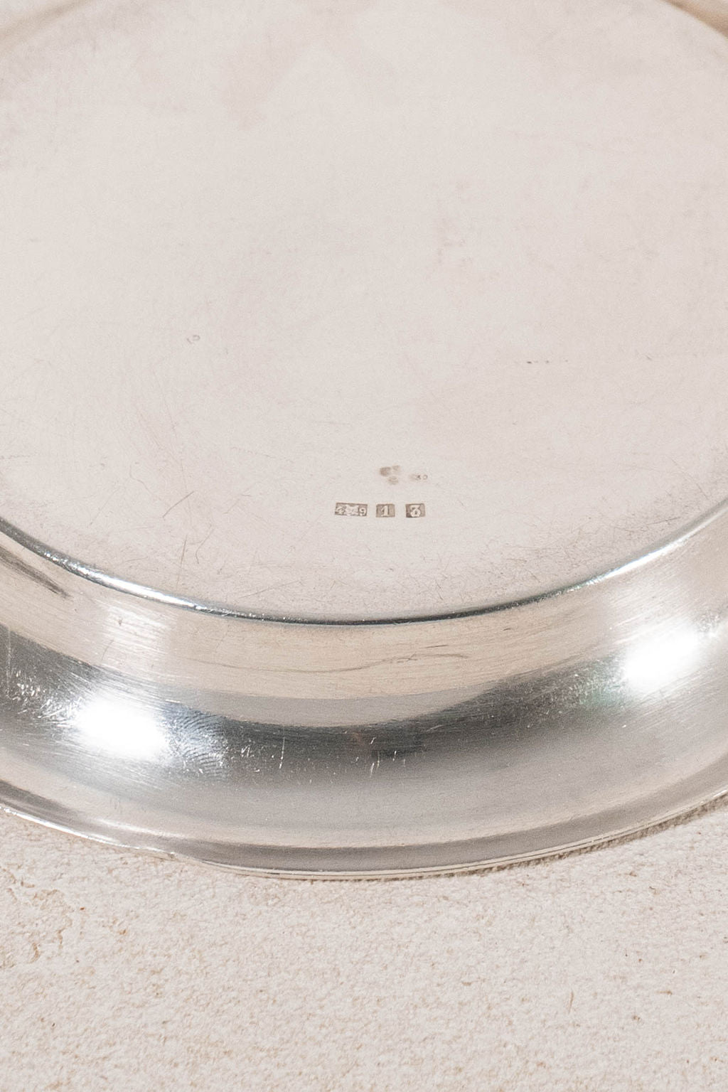 PAIR French Silverplate Wine Coasters with French Navy Anchor | by Christofle (c. 1920)