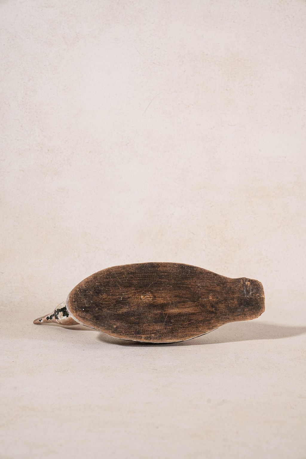 Antique French Painted Wooden Duck