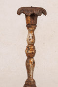 Load image into Gallery viewer, PAIR of Antique Garden Iron Candlesticks
