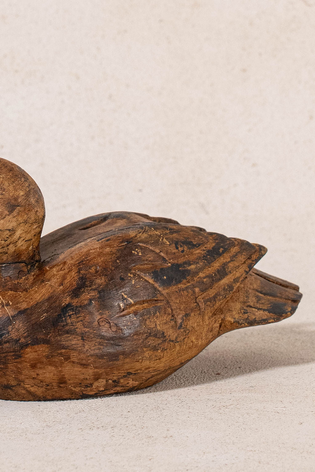 Antique French Wooden Duck