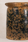 Load image into Gallery viewer, Large Antique French Deep Blue Spongeware Pitcher
