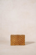Load image into Gallery viewer, Lidded Gold + Cream Florentine Box
