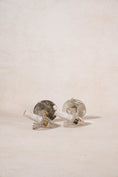 Load image into Gallery viewer, PAIR of Murano Glass Single Arm Sconces with Mirror Back Plate
