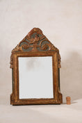 Load image into Gallery viewer, Petite French Louis XVI Period Mirror with Original Green Paint
