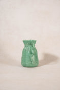 Load image into Gallery viewer, Vintage English Green Pitcher with Ruffled Lip
