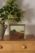 Load image into Gallery viewer, Early 20th Century Framed Oil on Board Landscape of Poppy Field (signed)
