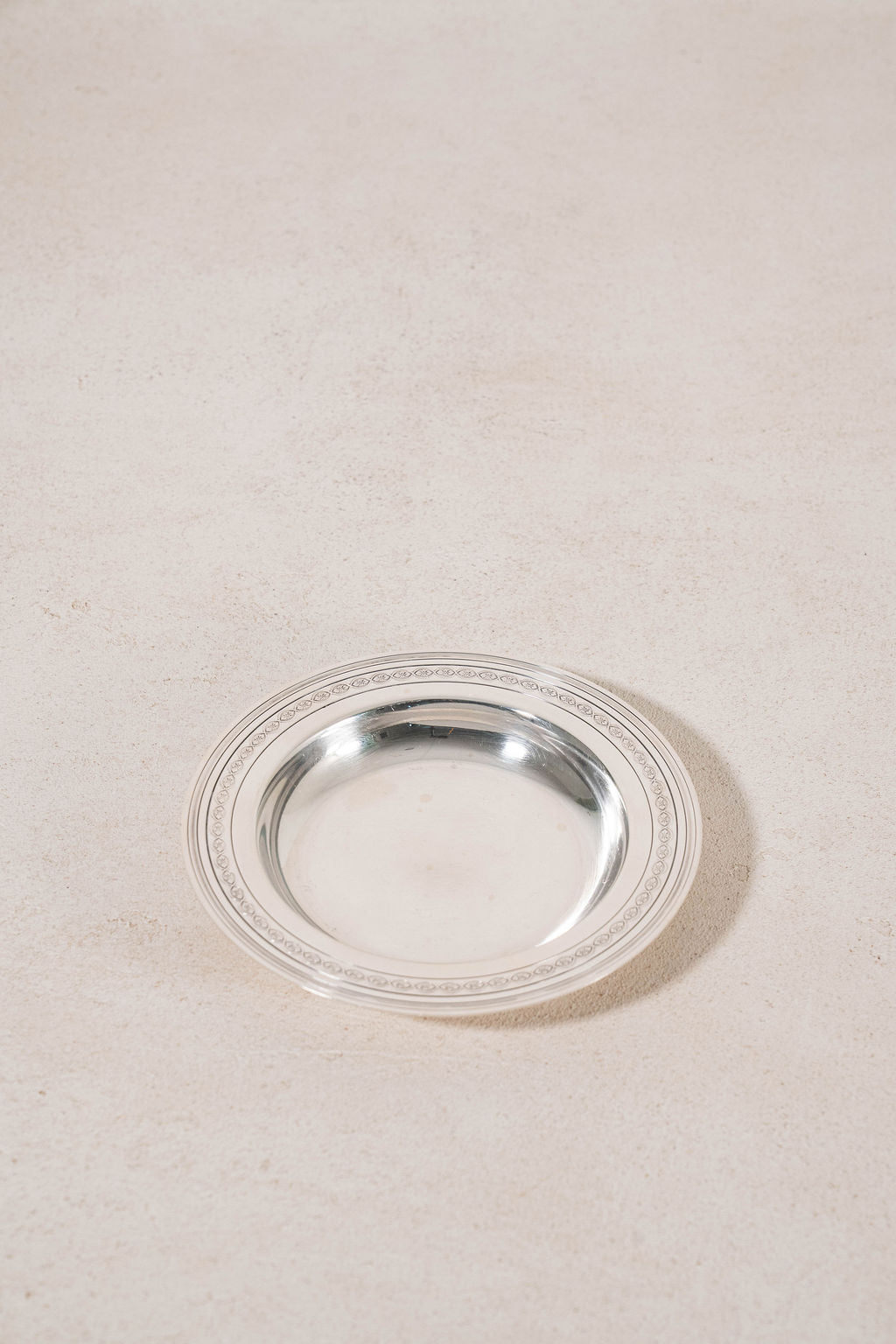 French Silverplate Wine Coaster By Christofle (c. 1930)