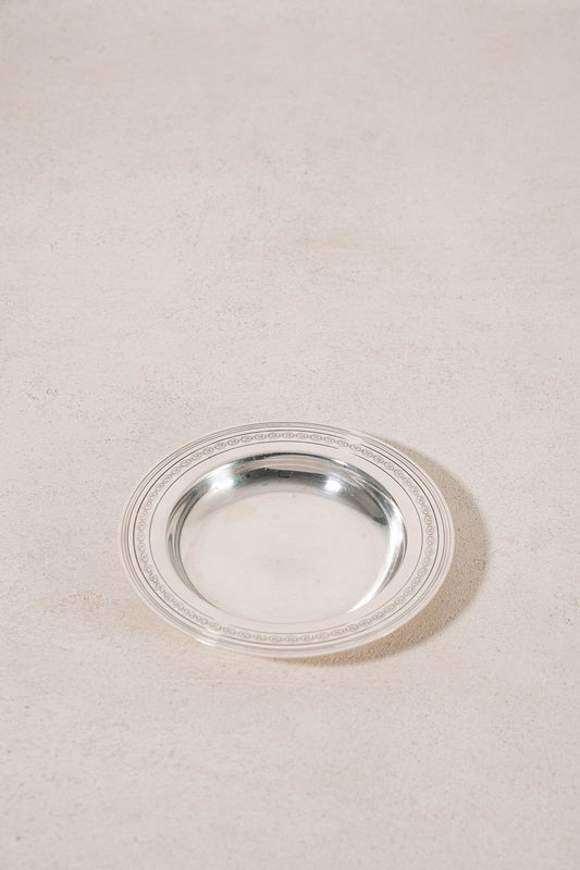 French Silverplate Wine Coaster By Christofle (c. 1930)